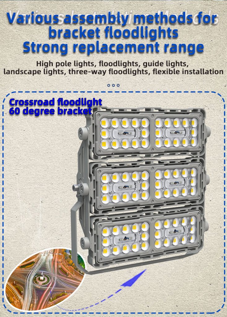 LED optical glass lens module light source floodlight high pole light tunnel light marine light  10