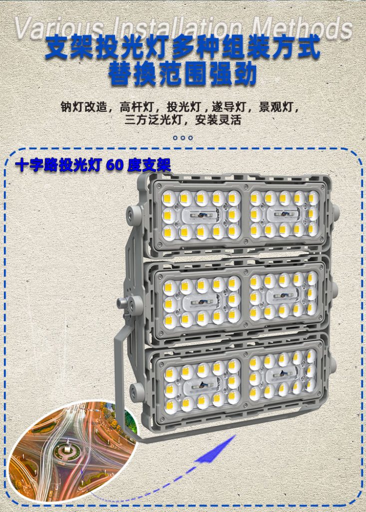 LED光学玻璃透镜模组光源投光灯高杆灯隧道灯船用灯8
