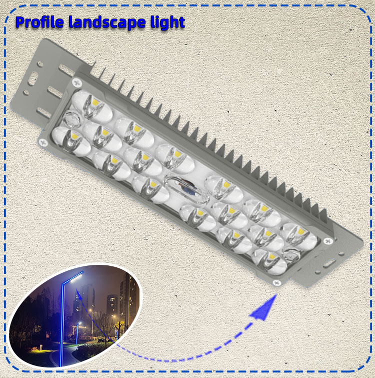 LED glass lens module light source floodlight 50W module high pole light garden light tunnel light LED street light module EMC engineering
11