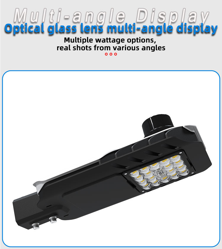 First-class power-saving LED glass lens street light 195LM/W garden light energy-saving project municipal engineering street light 17