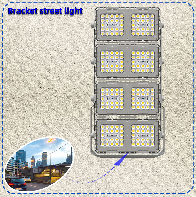 GLT02 LED optical glass lens module light source floodlight high pole light tunnel light 12