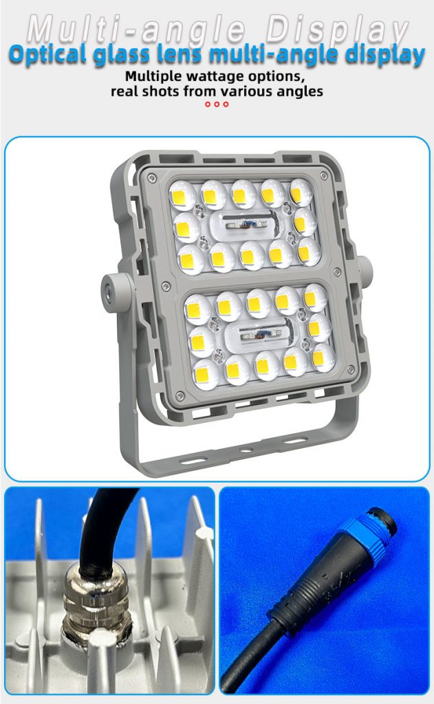 GLT02 LED optical glass lens module light source floodlight high pole light tunnel light 16