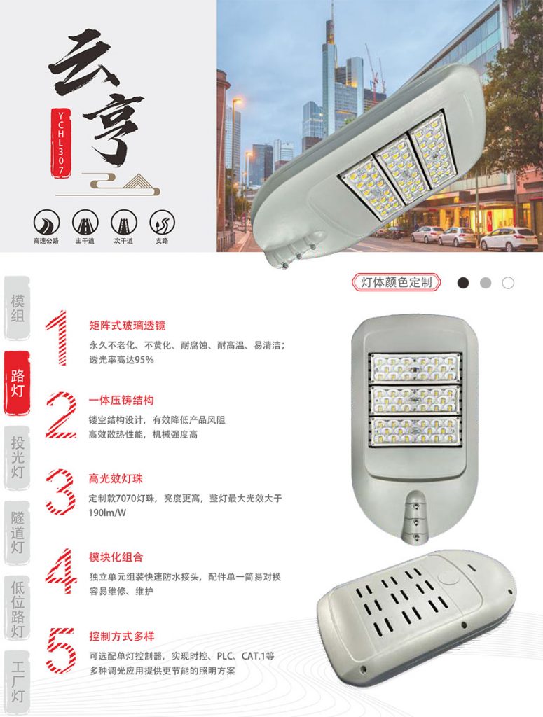 云亨玻璃透镜led路灯C